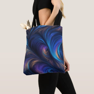 Tote Bag Motif bleu foncé