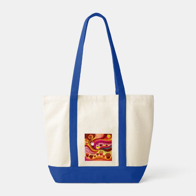 Tote Bag Motif Café et Muffins (Dos)