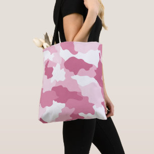 Tote Bag Motif Camouflage rose fille