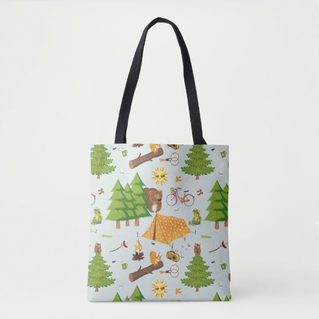 Tote Bag Motif campant (Devant)