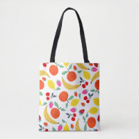 Motif Coloré 'Mélange de Fruits Frais'