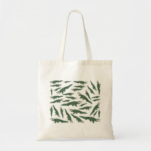 Tote Bag Motif crocodile de l'alligator mignon