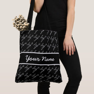 Tote Bag Motif d'aérobic Aqua personnalisé