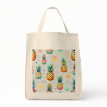 Motif d'ananas tropical