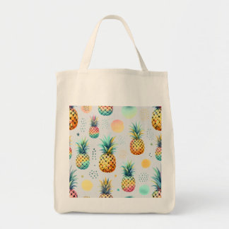Tote Bag Motif d'ananas tropical