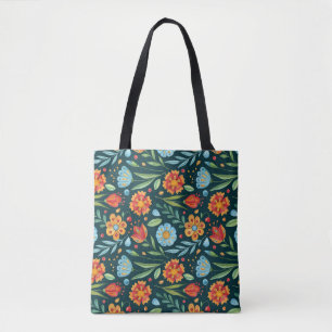 Tote Bag Motif d'aquarelle illustrée à la main