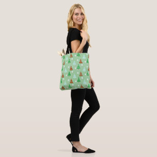 Tote Bag Motif d'arbre de Noël