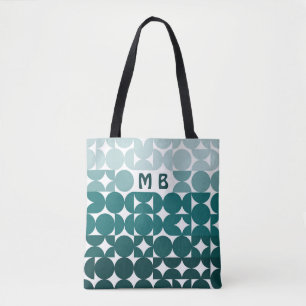Tote Bag Motif d'art géométrique rétro classique personnali
