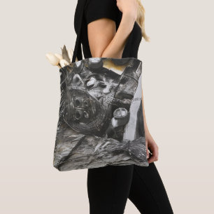 Tote Bag motif d'art moderne Abstrait
