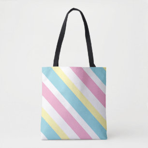 Tote Bag Motif de bandes de couleurs cool