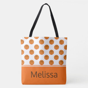 Tote Bag Motif   de basket-ball personnalisé