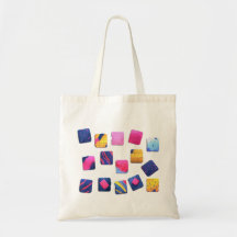 Motif de blocs colorés Abstraits