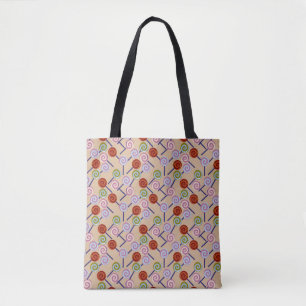Tote Bag Motif de bonbons motif Lollies lollipop 41