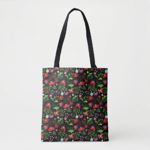 Tote Bag Motif de broderie matyo hongrois