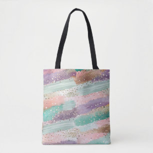 Tote Bag Motif de brosse diagonale dynamique (2)