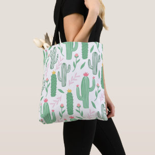 Tote Bag Motif de Cactus mignon