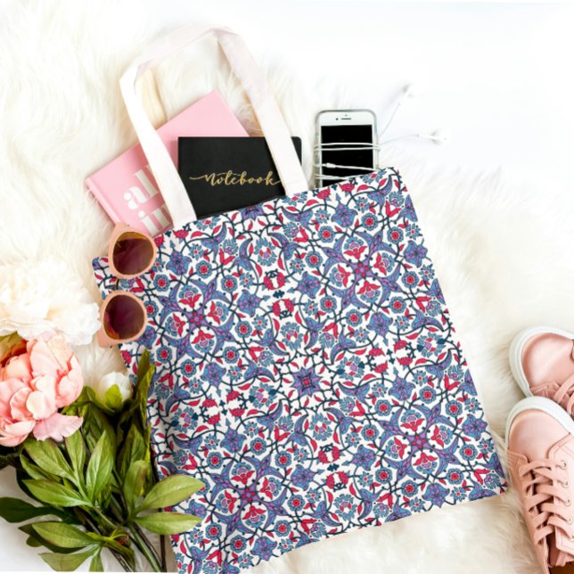 Tote Bag Motif de carreau turc ornemental  (Créateur téléchargé)