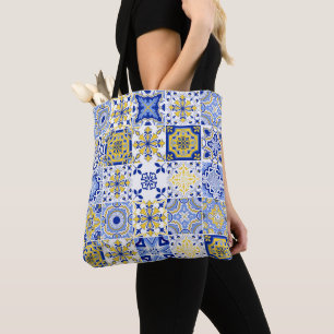 Tote Bag Motif de carreaux portugais 