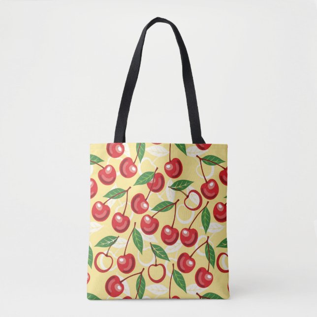 Tote Bag Motif de cerise (Devant)