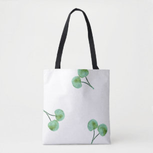 Tote Bag motif de cerise verte
