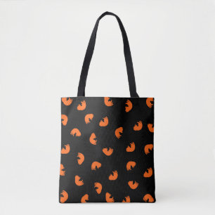 Tote Bag Motif de chat orange