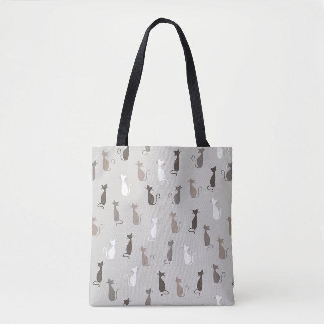 Tote Bag Motif de chats (Devant)