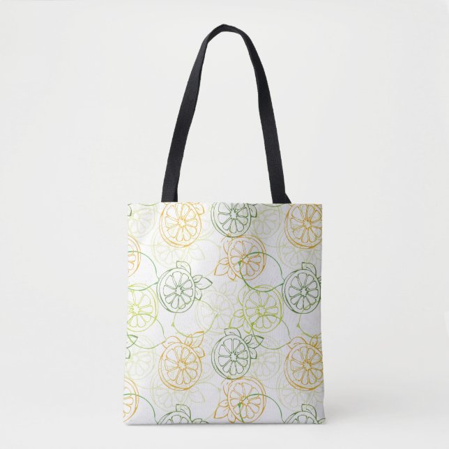 Tote Bag Motif de citron (Devant)