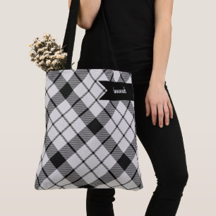 Tote Bag Motif de clan écossais de MacFarlane Plaid Tartan