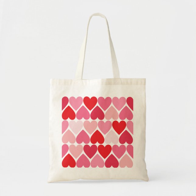 Tote Bag Motif de coeur (Devant)
