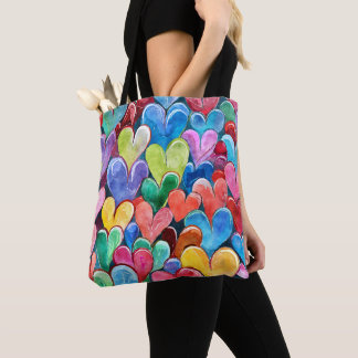 Tote Bag Motif de coeur amusant