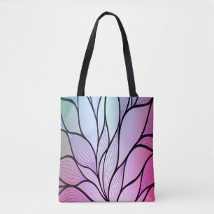 Tote Bag Motif de congé créatif violet nacré