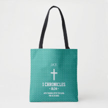 Motif de croix turquoise Verset biblique Chrétien