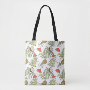 Tote Bag Motif de croquis de fruit tropical