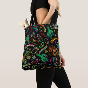 Tote Bag Motif de Fiesta du Mexique