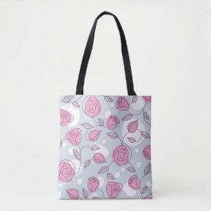 Tote Bag Motif de fleurs