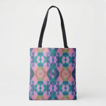 Motif de fleurs géométrique