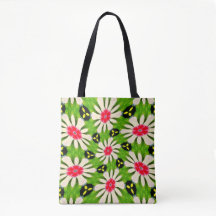Motif de fleurs rose et blanche