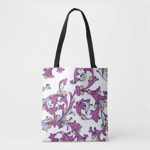 Tote Bag Motif de Florentine italienne aux fioritures