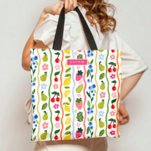 Tote Bag Motif de fruits Nourriture Été Élégant Élégant