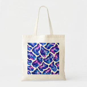Tote Bag Motif de galaxie de tempête d'éclairs