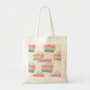 Tote Bag Motif de gâteau Whimsical Personnalisé