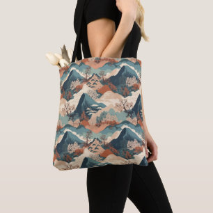 Tote Bag Motif de grande vague japonaise