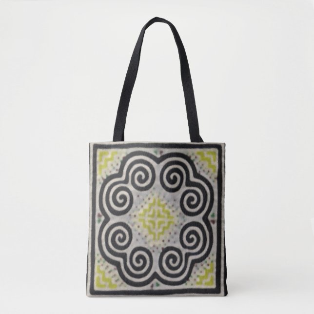 Tote Bag Motif de Hmong du pied de l'éléphant (Devant)