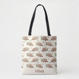Tote Bag Motif de la fente couchant mou