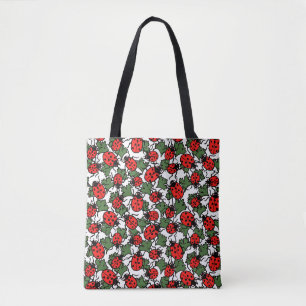 Tote Bag Motif de Ladybug Art nouveau