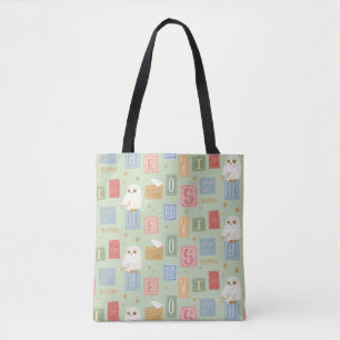 Tote Bag Motif de lettre en bloc Hedwig Post
