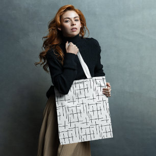 Tote Bag Motif de ligne