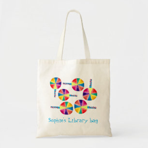 Tote Bag Motif de lollipops colorés