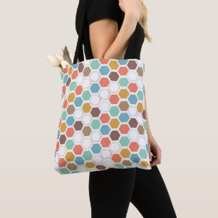 Tote Bag Motif de module de ruche d'abeille