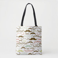 Motif de moustache, rétro style 4